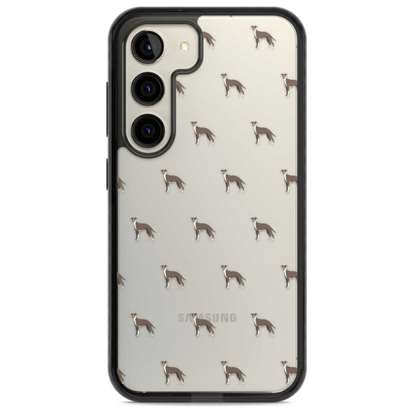 Whippet Dog Pattern Clear