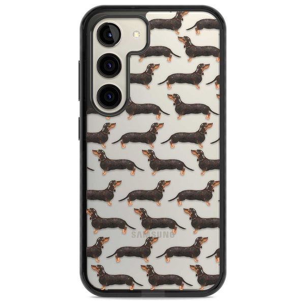 Dachshund Pattern Black Tan