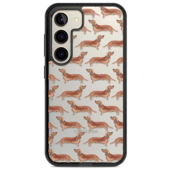 Dachshund Watercolor Dog Pattern