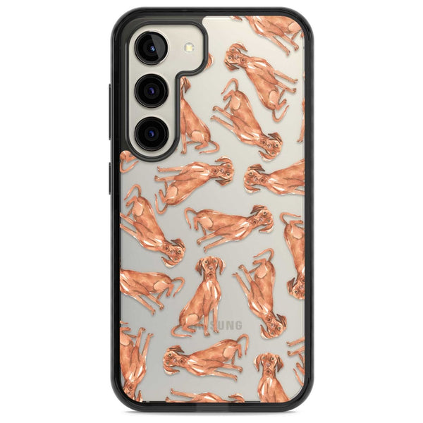 Hungarian Vizsla Watercolor Pattern