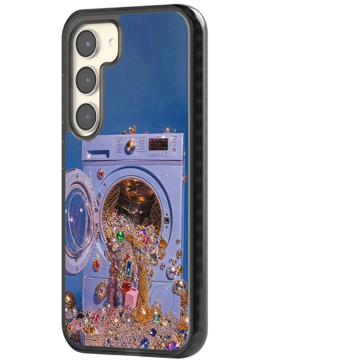 Gem Laundry Samsung S22 / Samsung S22 Plus / Samsung S23 / Samsung S23 Plus / Samsung S24 / Samsung S24 Plus Impact Black Phone Case side