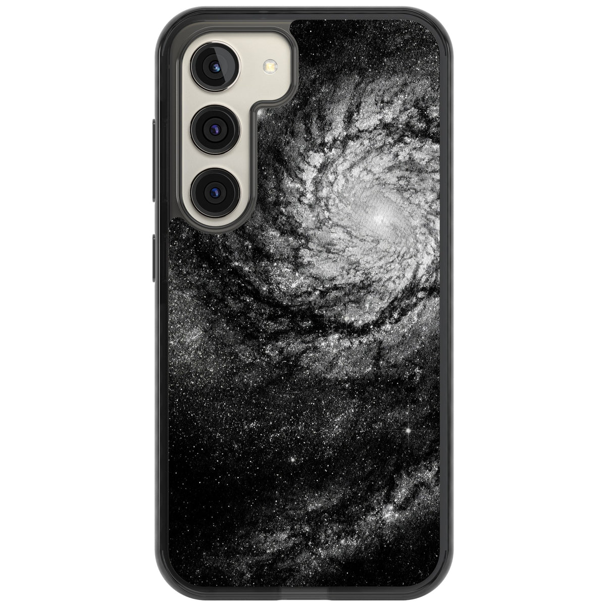 Cosmic Spiral Samsung S22 / Samsung S22 Plus / Samsung S23 / Samsung S23 Plus / Samsung S24 / Samsung S24 Plus Impact Black Phone Case front