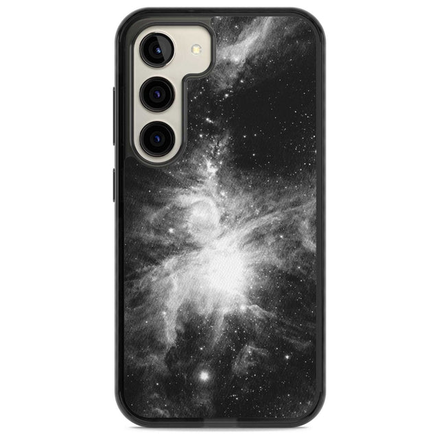 Galaxy Stripe Phone Case Samsung S22 / Black Impact Case,Samsung S23 / Black Impact Case Blanc Space