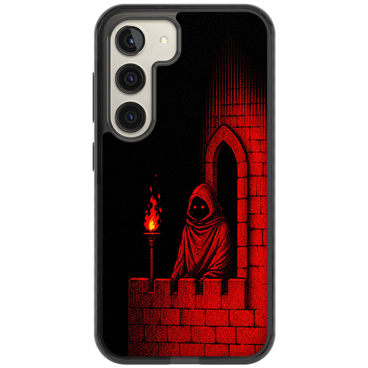 Crimson Crypt Samsung S22 / Samsung S22 Plus / Samsung S23 / Samsung S23 Plus / Samsung S24 / Samsung S24 Plus Impact Black Phone Case front