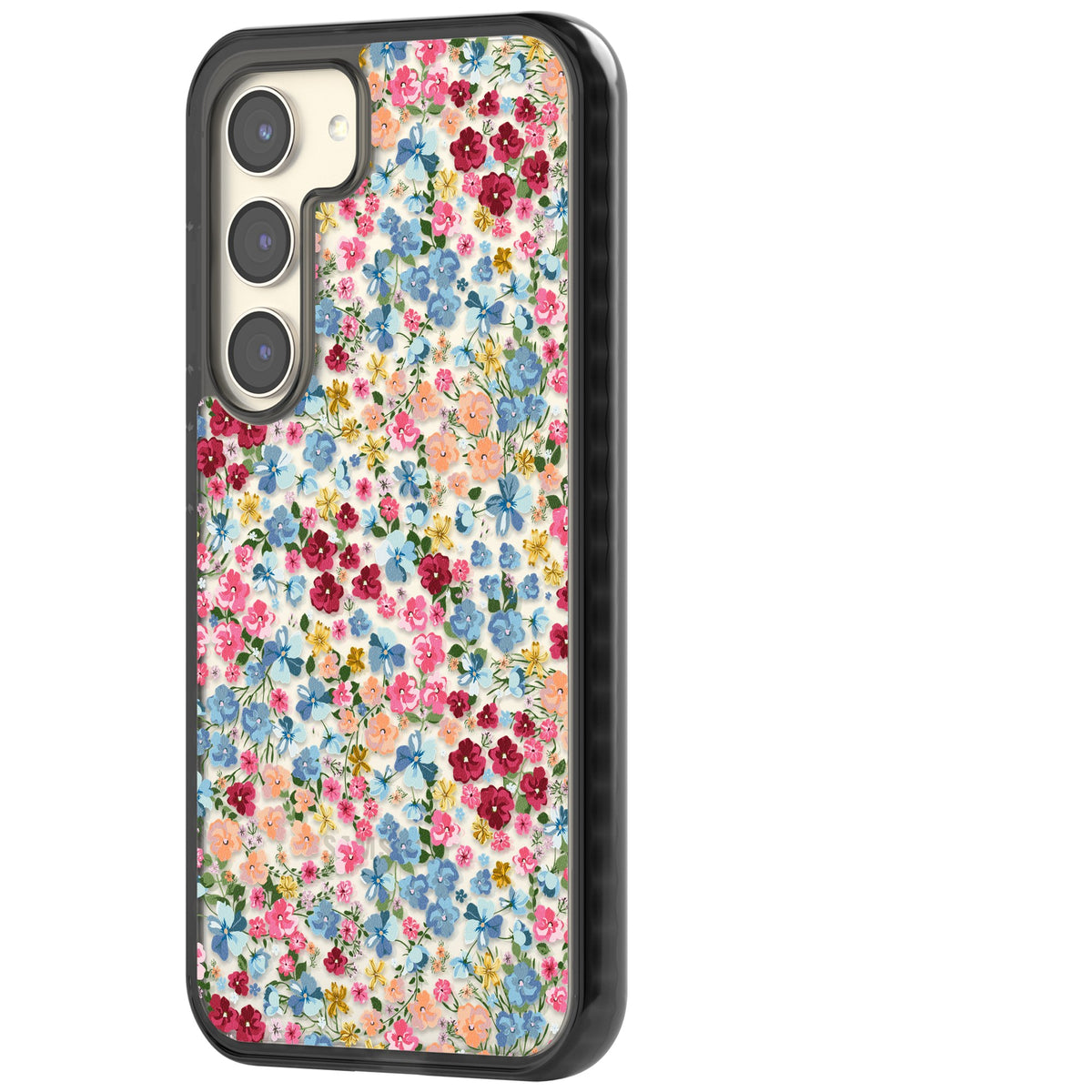 Venetian Meadow Samsung S22 / Samsung S22 Plus / Samsung S23 / Samsung S23 Plus / Samsung S24 / Samsung S24 Plus Impact Black Phone Case side