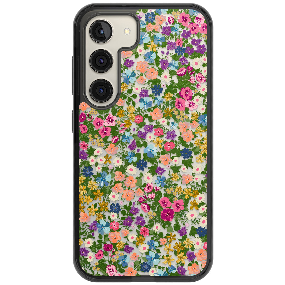 Tuscan Meadow Samsung S22 / Samsung S22 Plus / Samsung S23 / Samsung S23 Plus / Samsung S24 / Samsung S24 Plus Impact Black Phone Case front