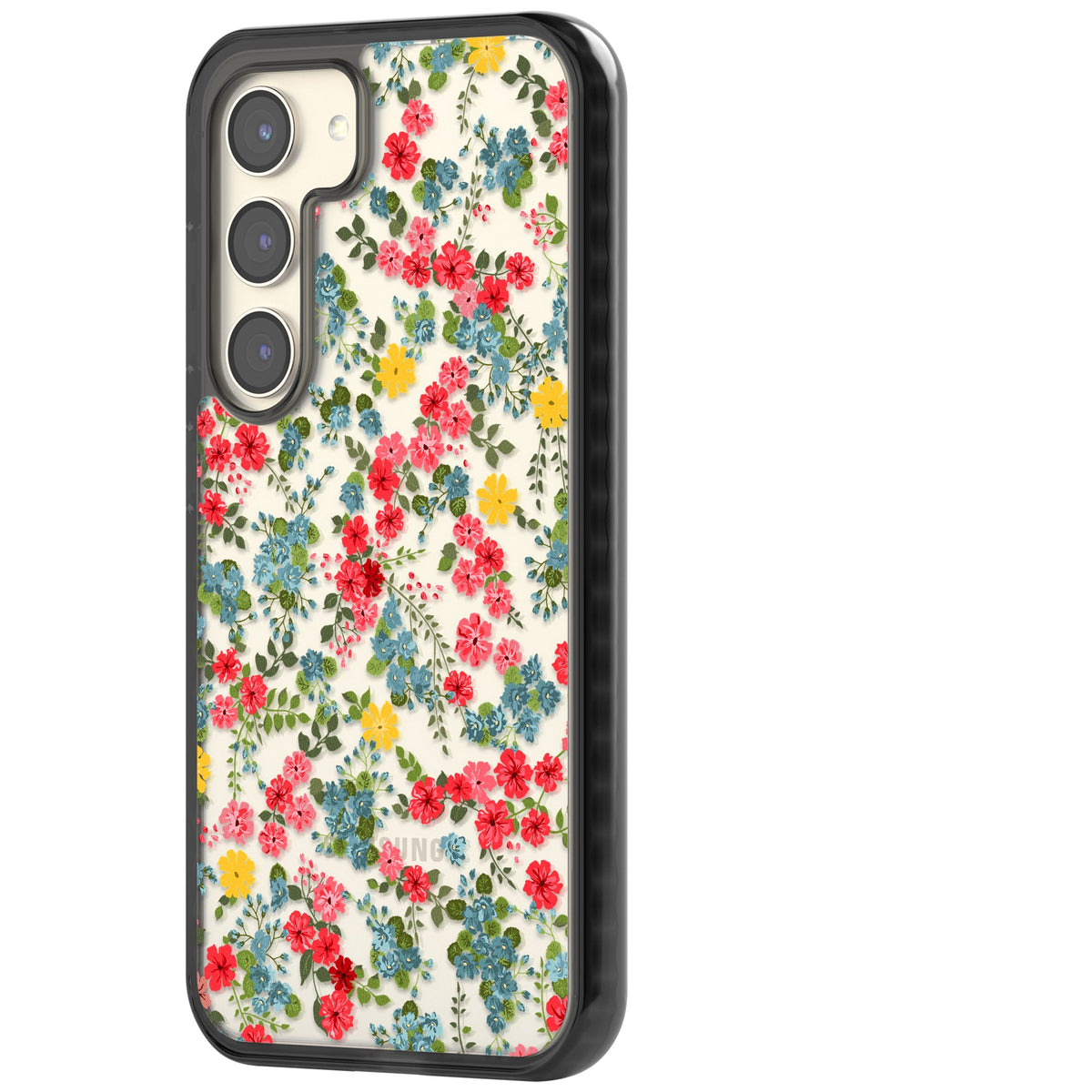 Sanremo Meadow Samsung S22 / Samsung S22 Plus / Samsung S23 / Samsung S23 Plus / Samsung S24 / Samsung S24 Plus Impact Black Phone Case side