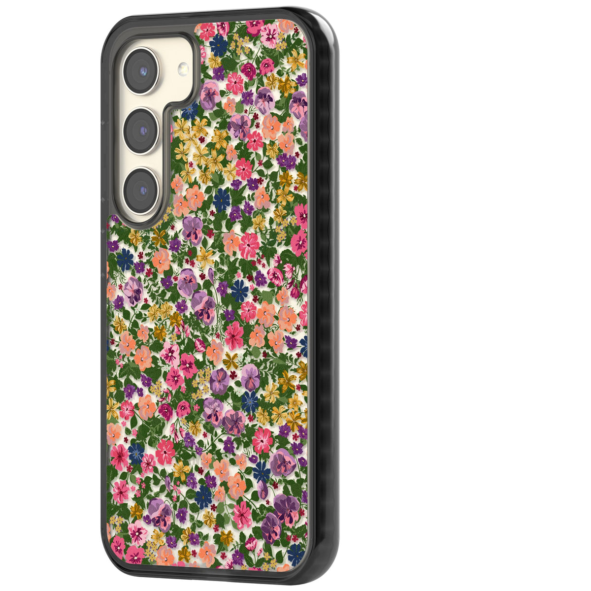 Lake Como Meadow Samsung S22 / Samsung S22 Plus / Samsung S23 / Samsung S23 Plus / Samsung S24 / Samsung S24 Plus Impact Black Phone Case side