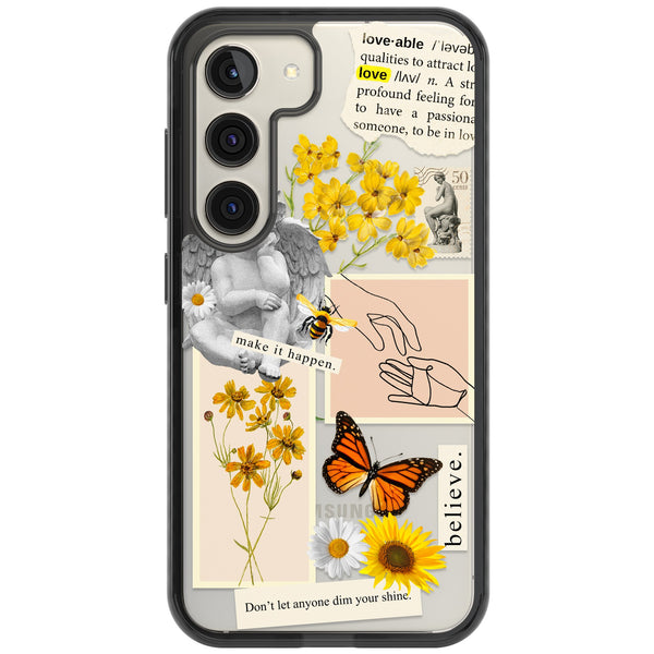 Yellow Wildflower Collage