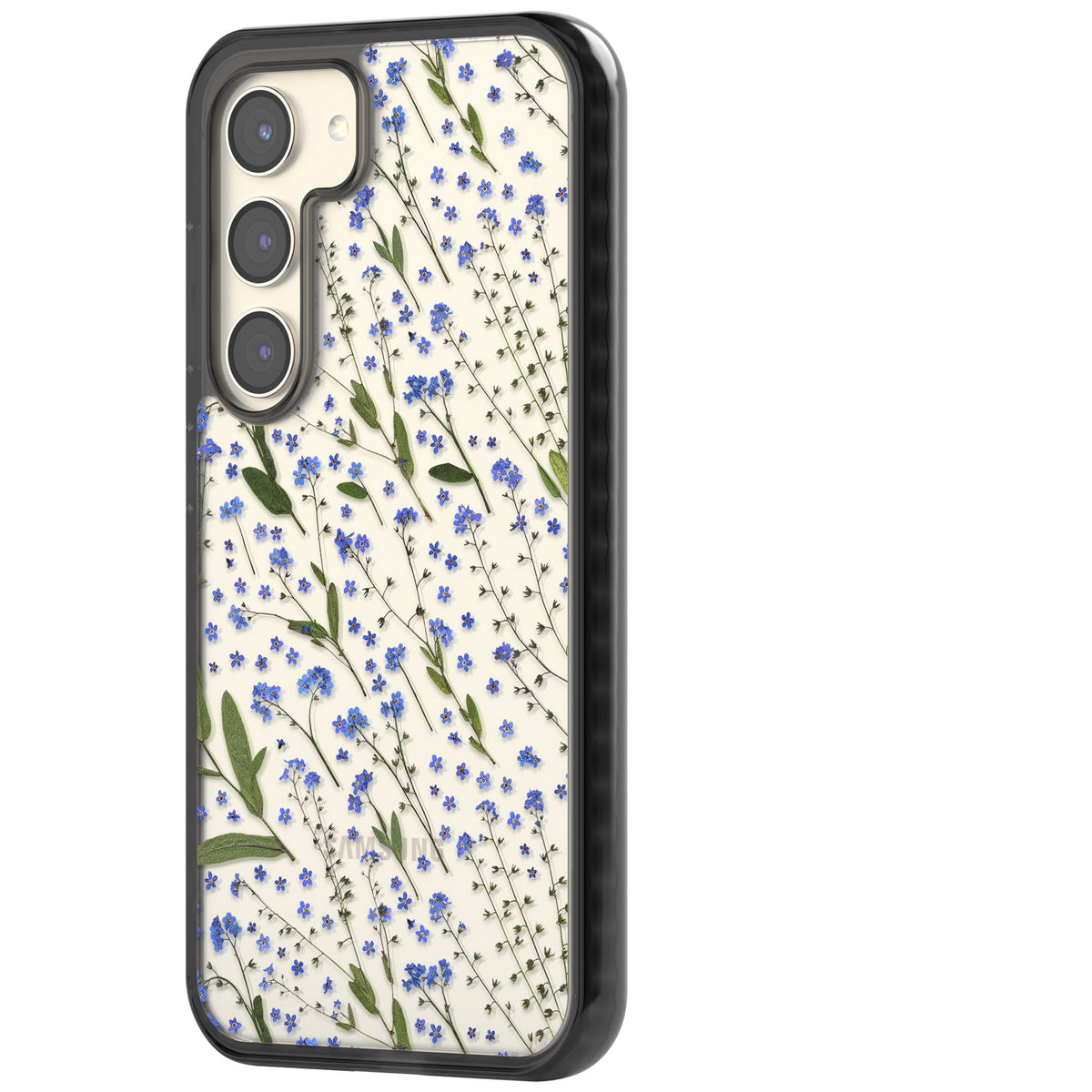 Blue Meadow Samsung S22 / Samsung S22 Plus / Samsung S23 / Samsung S23 Plus / Samsung S24 / Samsung S24 Plus Impact Black Phone Case side
