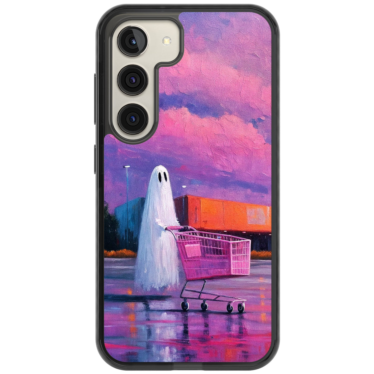 A Ghost's Errand Samsung S22 / Samsung S22 Plus / Samsung S23 / Samsung S23 Plus / Samsung S24 / Samsung S24 Plus Impact Black Phone Case front
