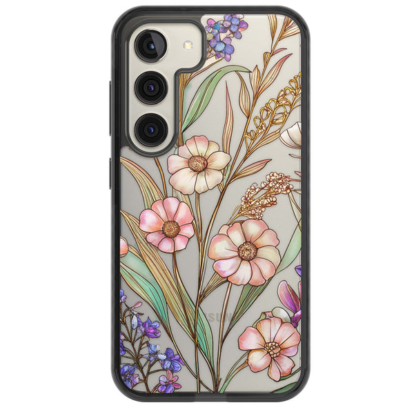 Glass Spring Flowers