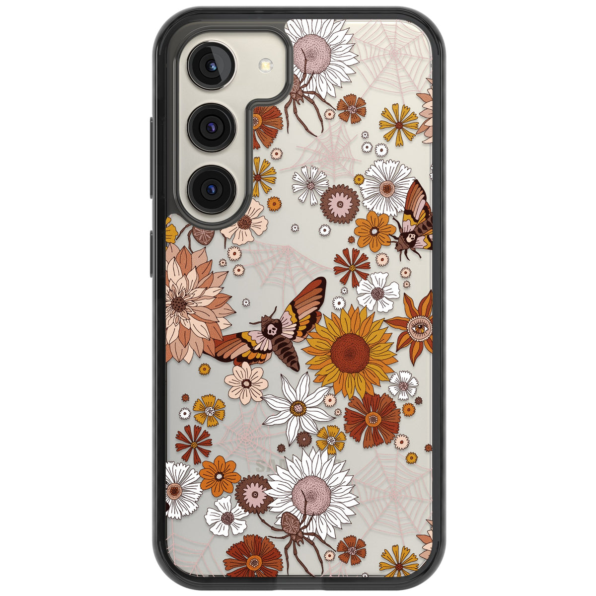 Halloween Wildlife Samsung S22 / Samsung S22 Plus / Samsung S23 / Samsung S23 Plus / Samsung S24 / Samsung S24 Plus Impact Black Phone Case front