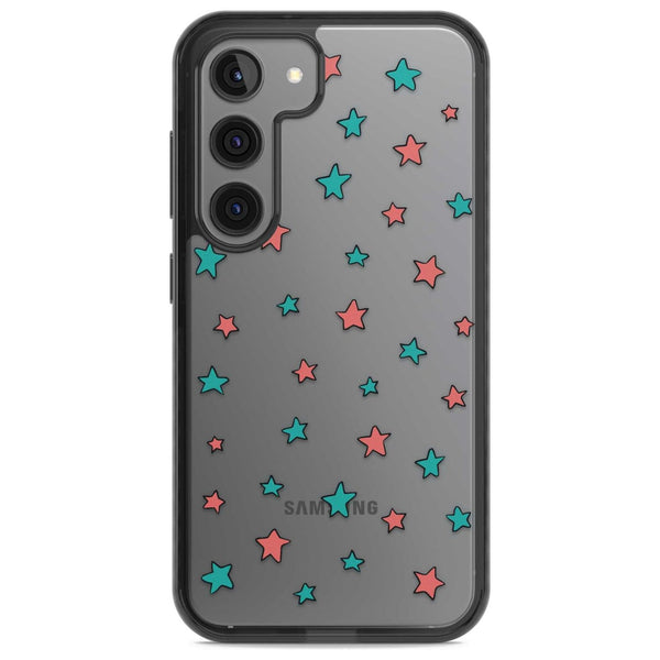 Blue Heartstopper Stars Pattern