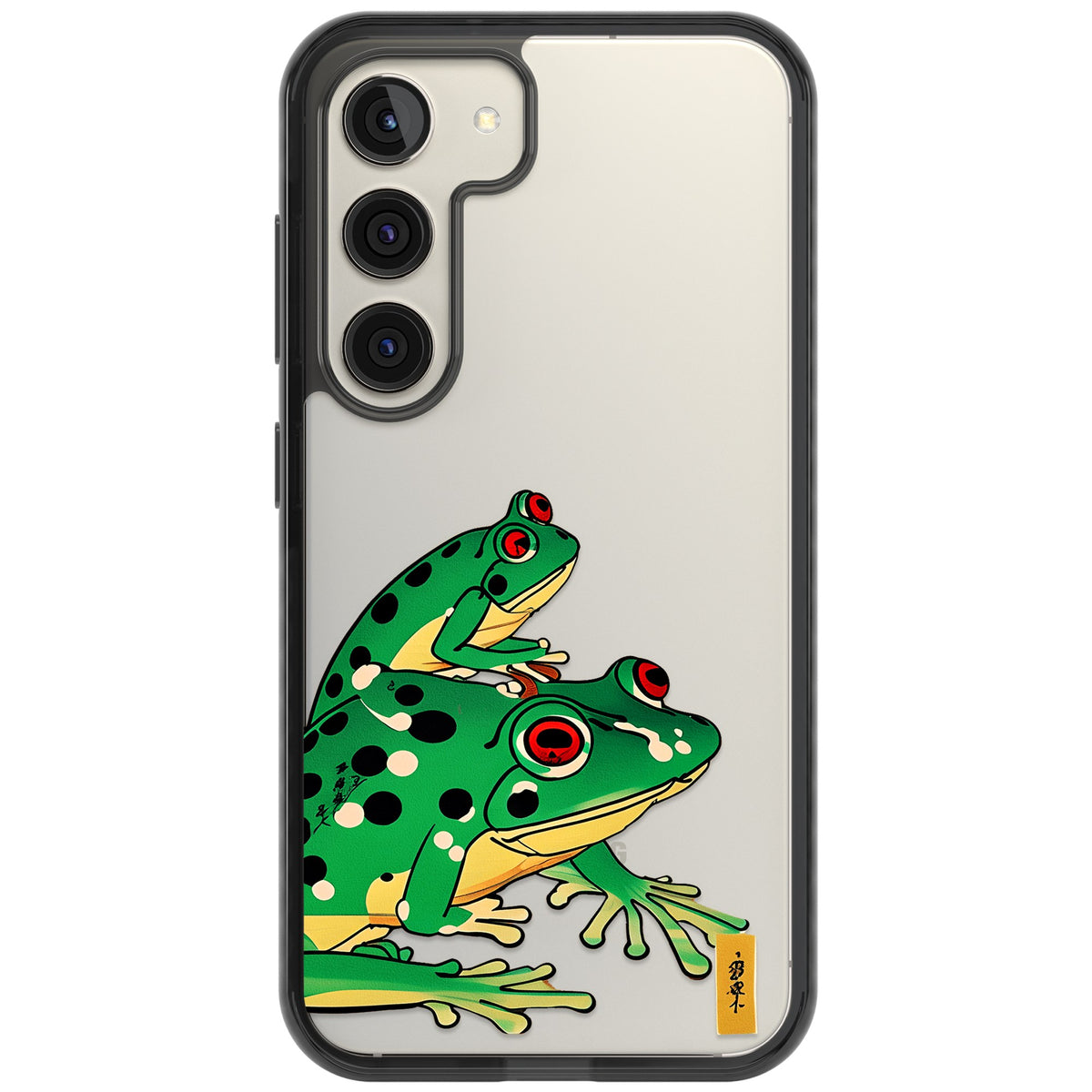 Jade Leap Samsung S22 / Samsung S22 Plus / Samsung S23 / Samsung S23 Plus / Samsung S24 / Samsung S24 Plus Impact Black Phone Case front