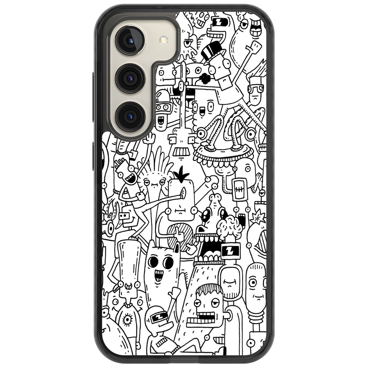 Stack Original Samsung S22 / Samsung S22 Plus / Samsung S23 / Samsung S23 Plus / Samsung S24 / Samsung S24 Plus Impact Black Phone Case front