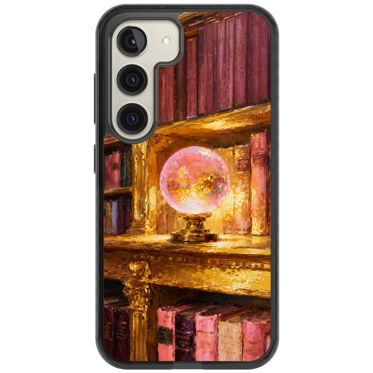 Gilded Library Samsung S22 / Samsung S22 Plus / Samsung S23 / Samsung S23 Plus / Samsung S24 / Samsung S24 Plus Impact Black Phone Case front