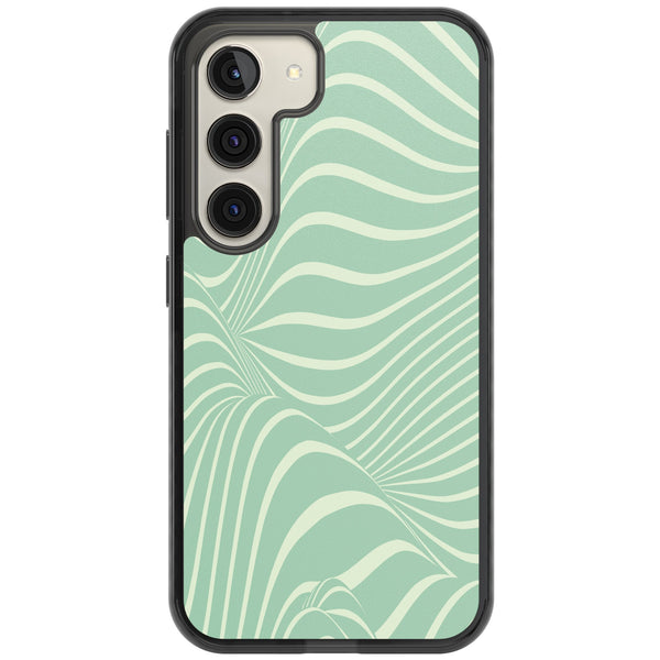 Mint Green Distorted Line