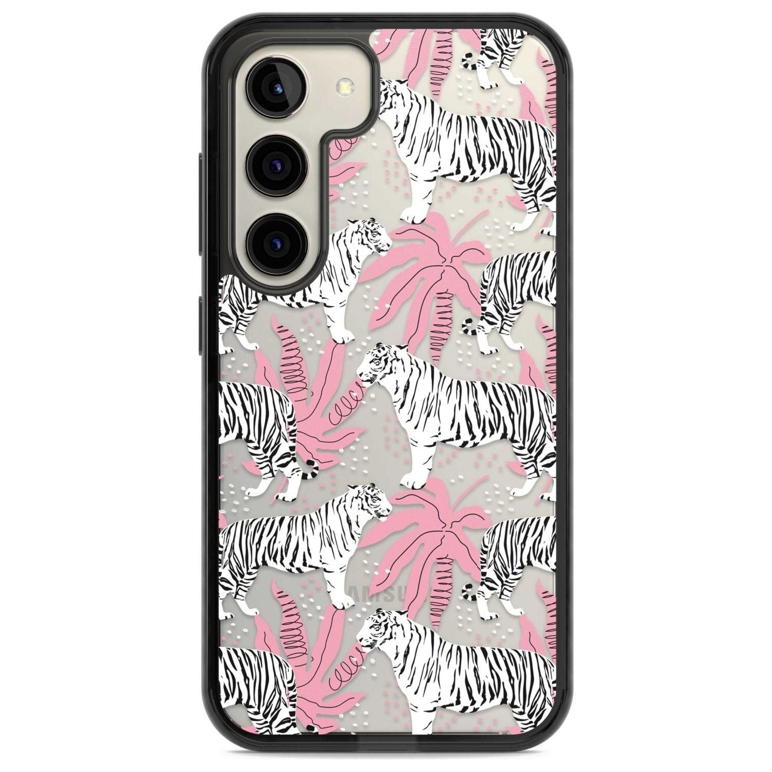 Pink & White Tropical Tigers
