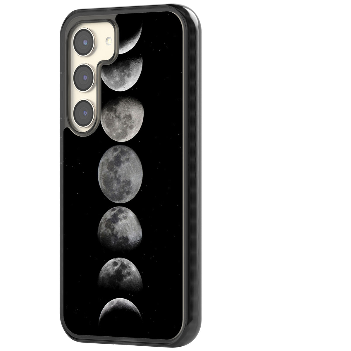 Phases Of The Moon Samsung S22 / Samsung S22 Plus / Samsung S23 / Samsung S23 Plus / Samsung S24 / Samsung S24 Plus Impact Black Phone Case side