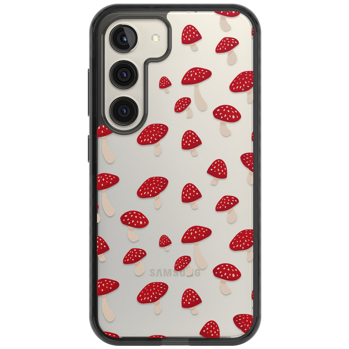 Magical Mushrooms Samsung S22 / Samsung S22 Plus / Samsung S23 / Samsung S23 Plus / Samsung S24 / Samsung S24 Plus Impact Black Phone Case front