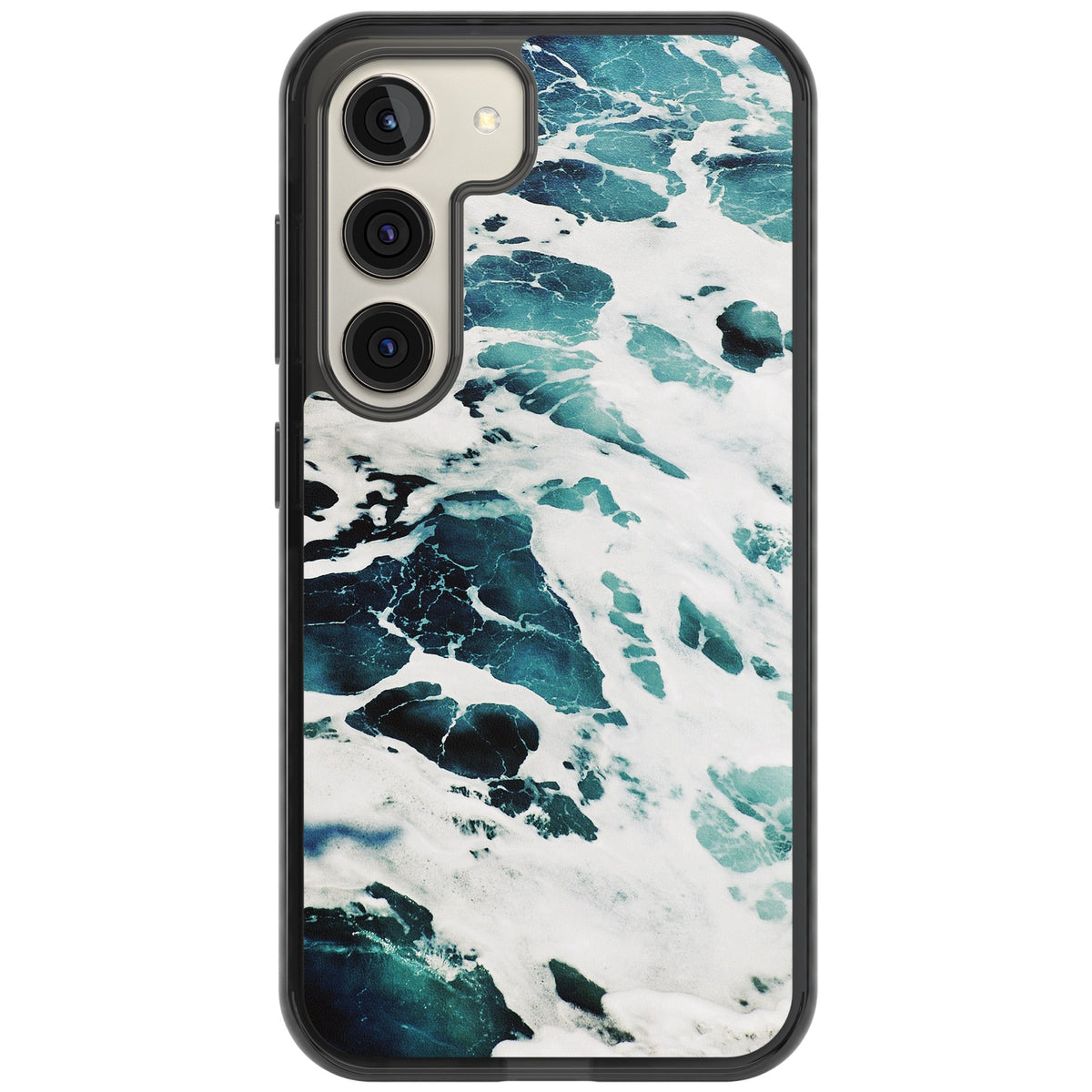 Ocean Surge Samsung S22 / Samsung S22 Plus / Samsung S23 / Samsung S23 Plus / Samsung S24 / Samsung S24 Plus Impact Black Phone Case front