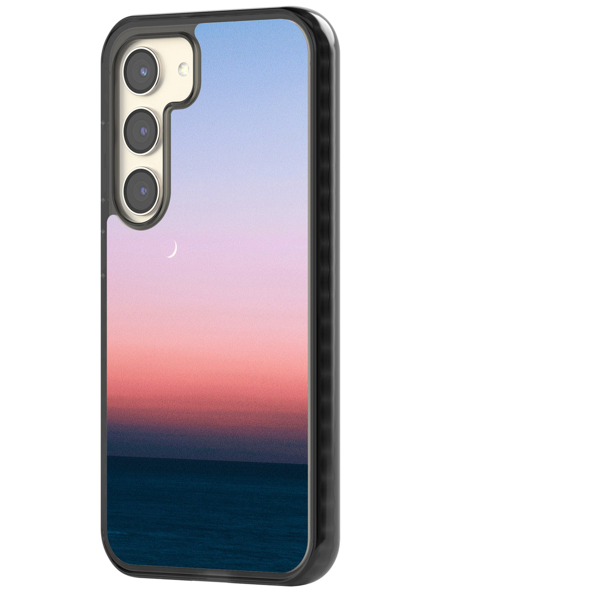 Twilight Horizon Samsung S22 / Samsung S22 Plus / Samsung S23 / Samsung S23 Plus / Samsung S24 / Samsung S24 Plus Impact Black Phone Case side
