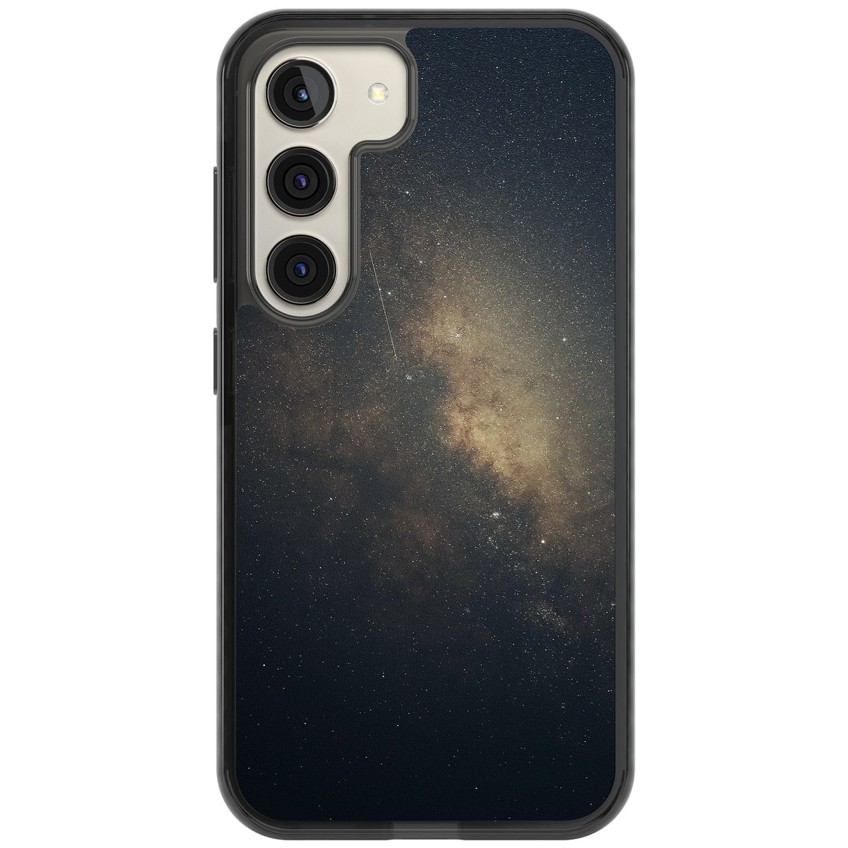 Cosmic Night Sky Samsung S22 / Samsung S22 Plus / Samsung S23 / Samsung S23 Plus / Samsung S24 / Samsung S24 Plus Impact Black Phone Case front