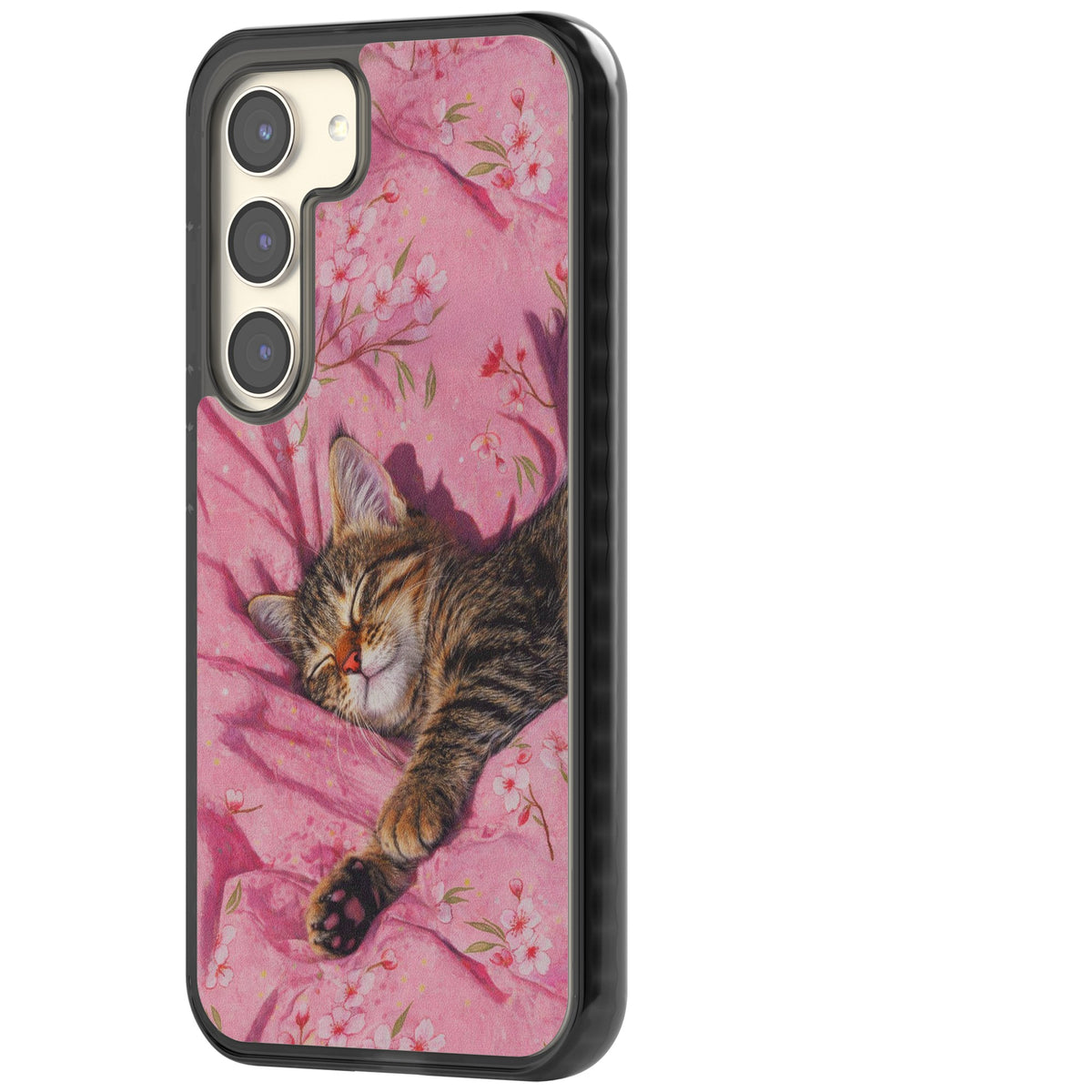 Kitten Dreams Samsung S22 / Samsung S22 Plus / Samsung S23 / Samsung S23 Plus / Samsung S24 / Samsung S24 Plus Impact Black Phone Case side