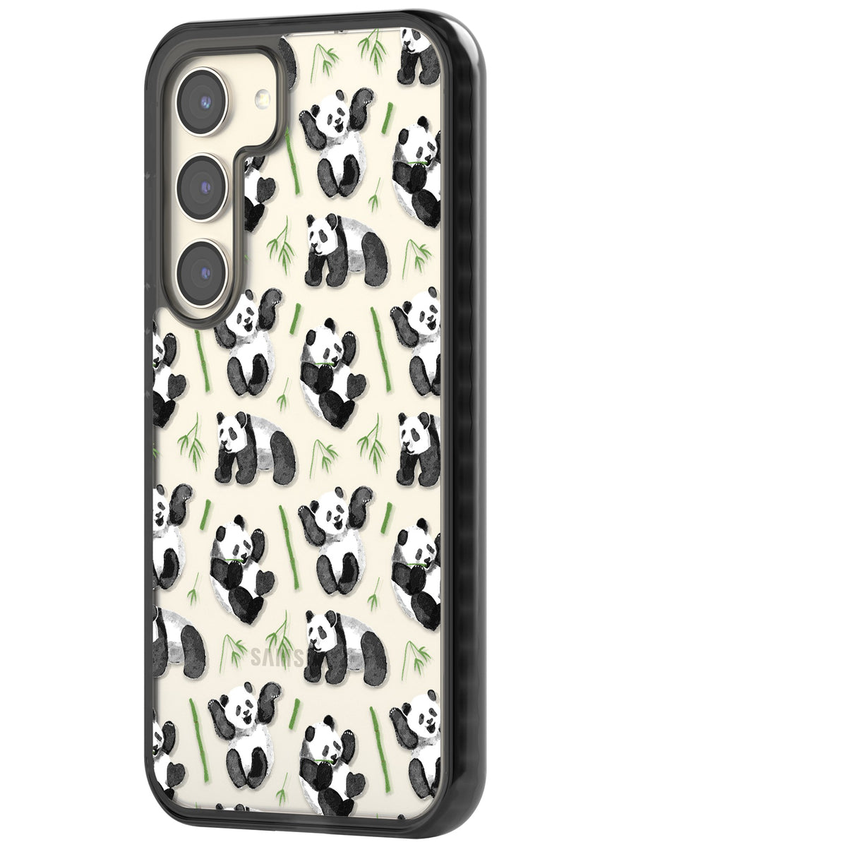 Bamboo Babies Samsung S22 / Samsung S22 Plus / Samsung S23 / Samsung S23 Plus / Samsung S24 / Samsung S24 Plus Impact Black Phone Case side