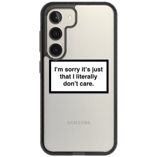 Literally Don't Care