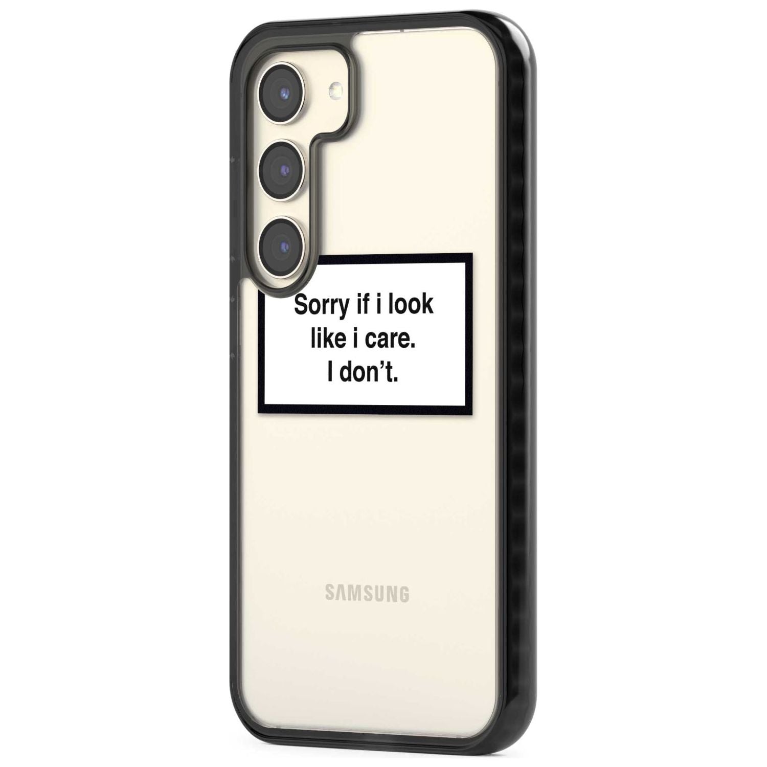 Sorry If I Look Like I Care