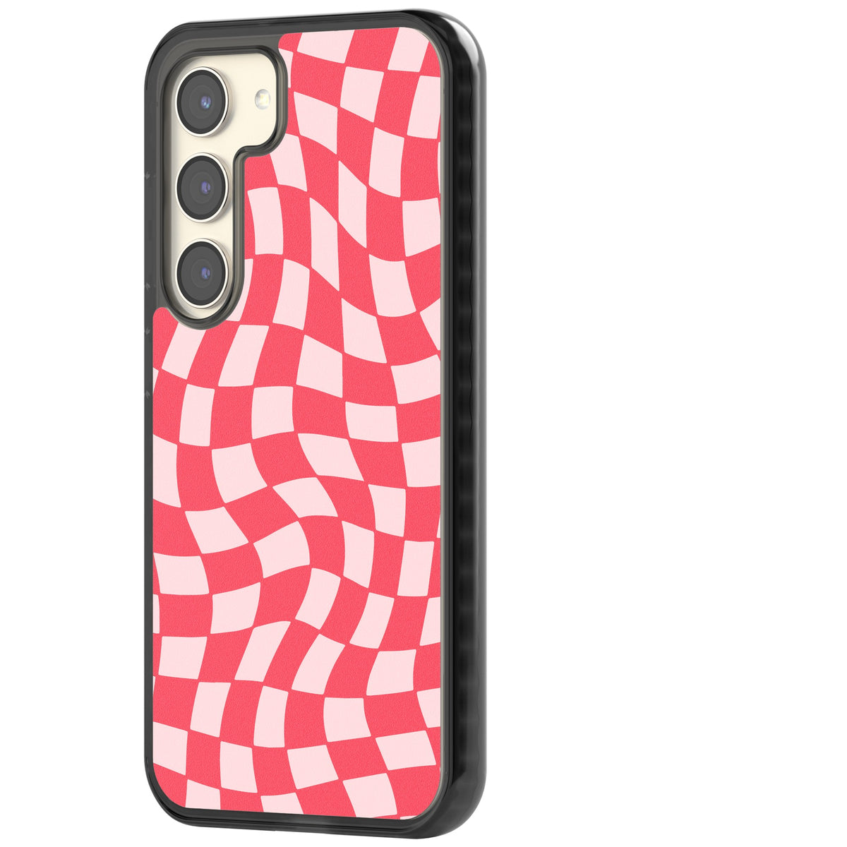 Bubblegum Wave Samsung S22 / Samsung S22 Plus / Samsung S23 / Samsung S23 Plus / Samsung S24 / Samsung S24 Plus Impact Black Phone Case side