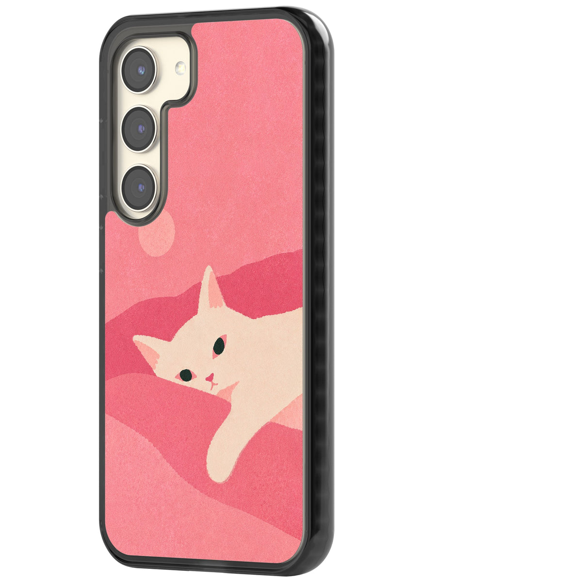 Pink Dreams Samsung S22 / Samsung S22 Plus / Samsung S23 / Samsung S23 Plus / Samsung S24 / Samsung S24 Plus Impact Black Phone Case side