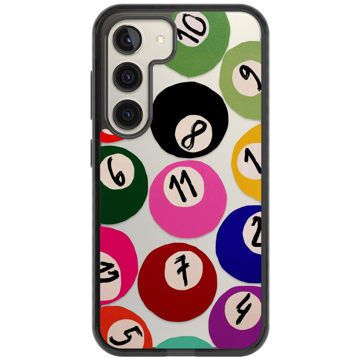 Lucky Break Samsung S22 / Samsung S22 Plus / Samsung S23 / Samsung S23 Plus / Samsung S24 / Samsung S24 Plus Impact Black Phone Case front