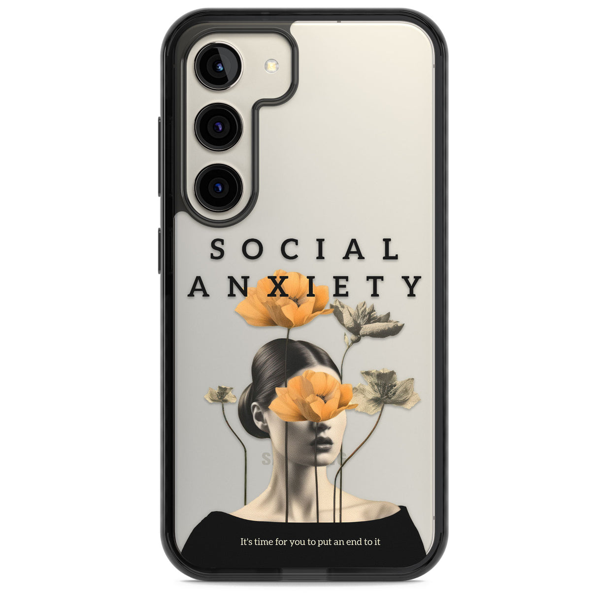 Social Anxiety Impact Phone Case for Samsung Galaxy S24, Samsung Galaxy S23, Samsung Galaxy S22