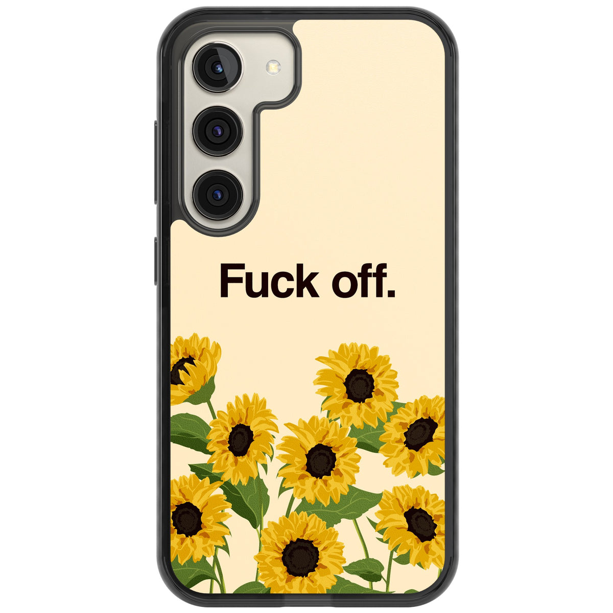 F*ck Off Samsung S22 / Samsung S22 Plus / Samsung S23 / Samsung S23 Plus / Samsung S24 / Samsung S24 Plus Impact Black Phone Case front