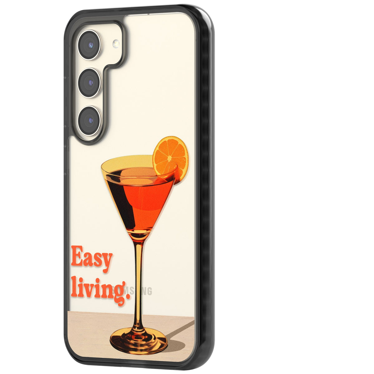 Easy Living Samsung S22 / Samsung S22 Plus / Samsung S23 / Samsung S23 Plus / Samsung S24 / Samsung S24 Plus Impact Black Phone Case side