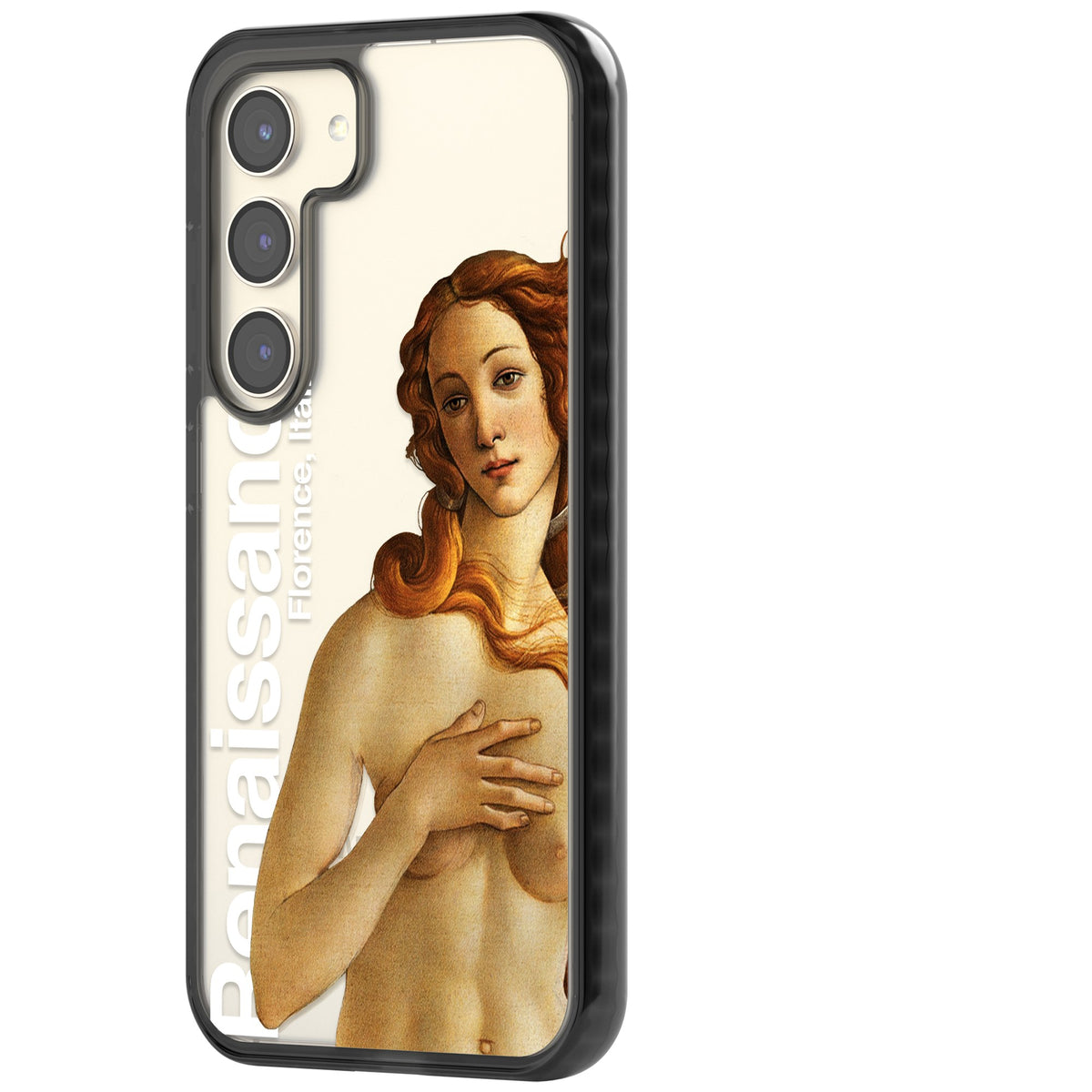 Florence Renaissance Samsung S22 / Samsung S22 Plus / Samsung S23 / Samsung S23 Plus / Samsung S24 / Samsung S24 Plus Impact Black Phone Case side