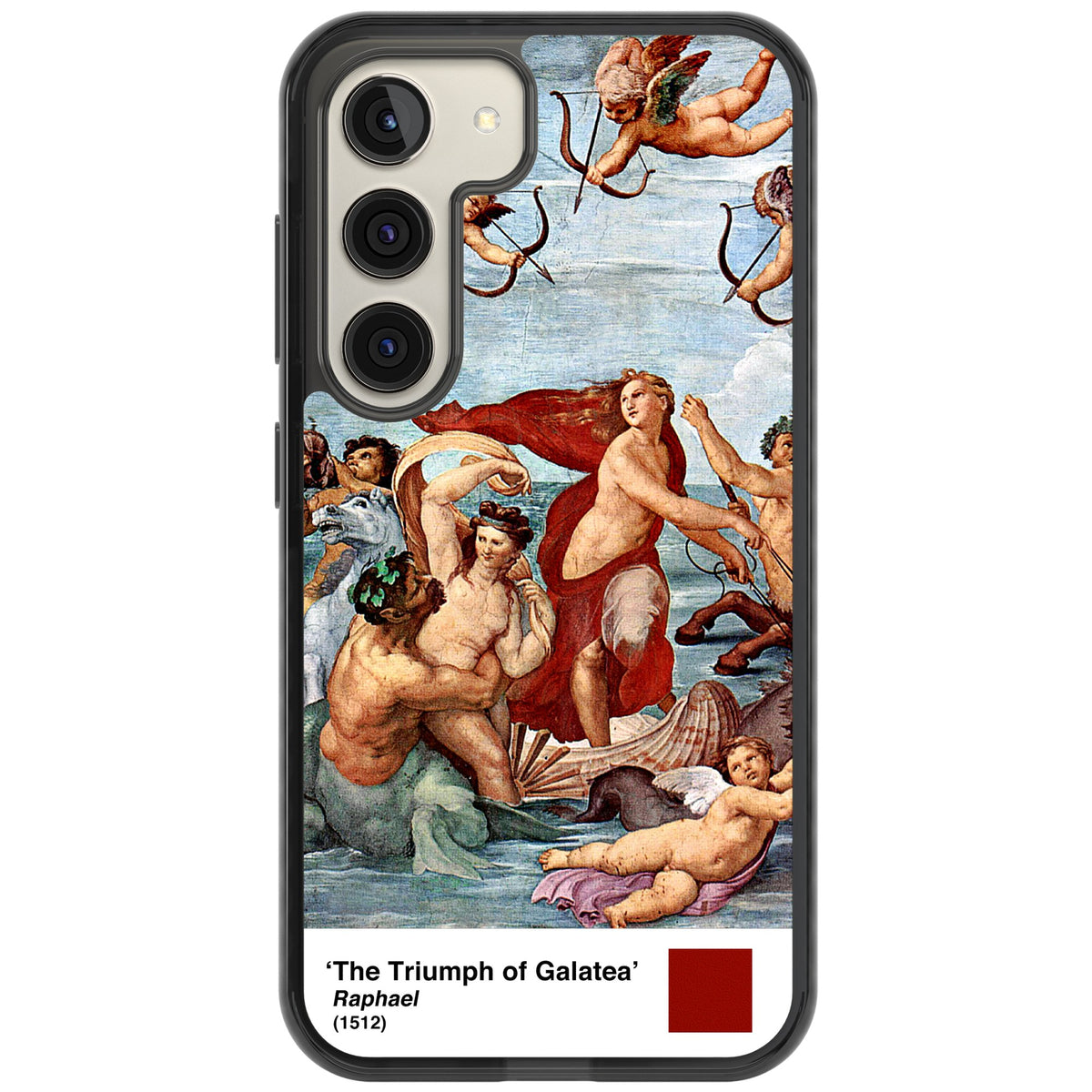 The Triumph Of Galatea Samsung S22 / Samsung S22 Plus / Samsung S23 / Samsung S23 Plus / Samsung S24 / Samsung S24 Plus Impact Black Phone Case front