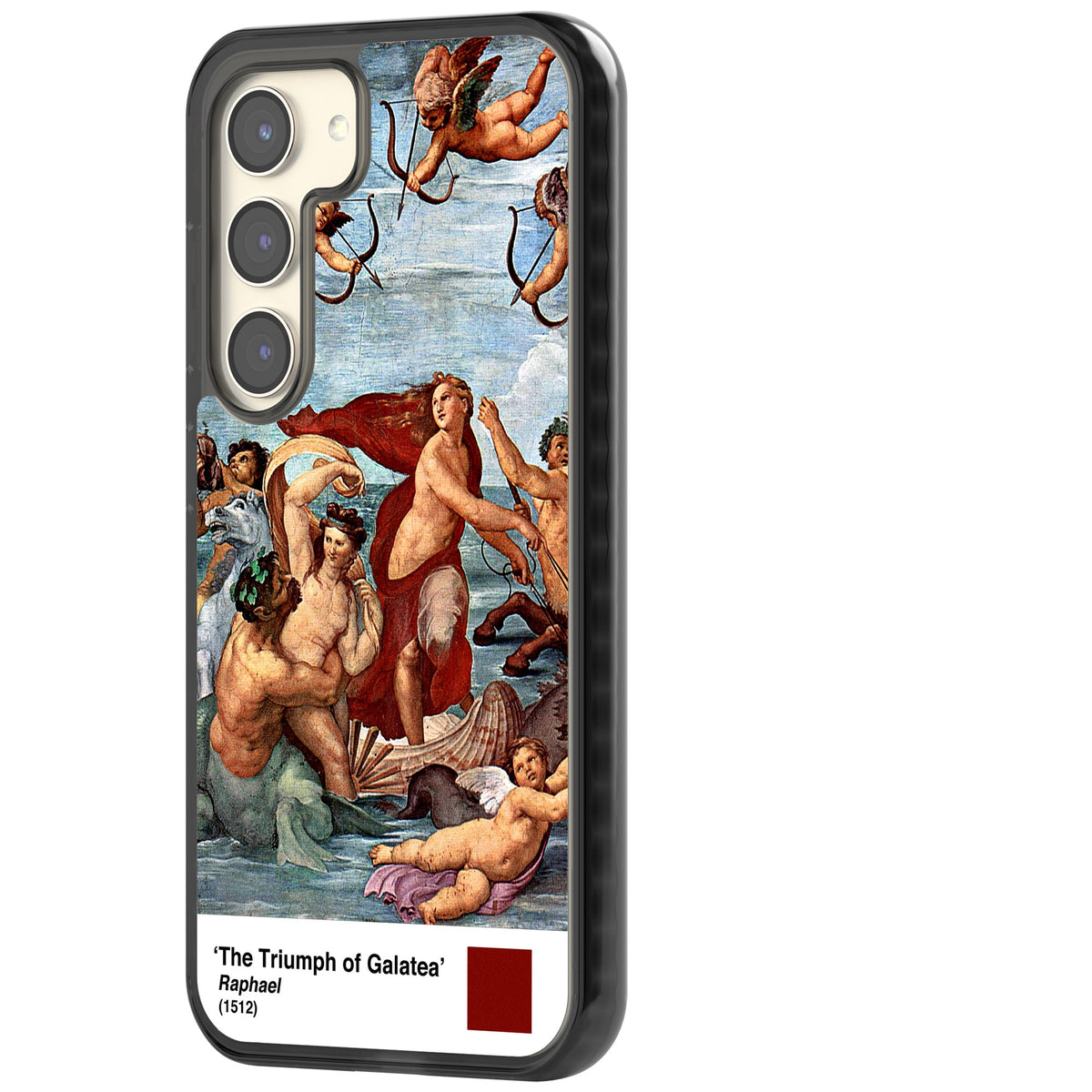 The Triumph Of Galatea Samsung S22 / Samsung S22 Plus / Samsung S23 / Samsung S23 Plus / Samsung S24 / Samsung S24 Plus Impact Black Phone Case side