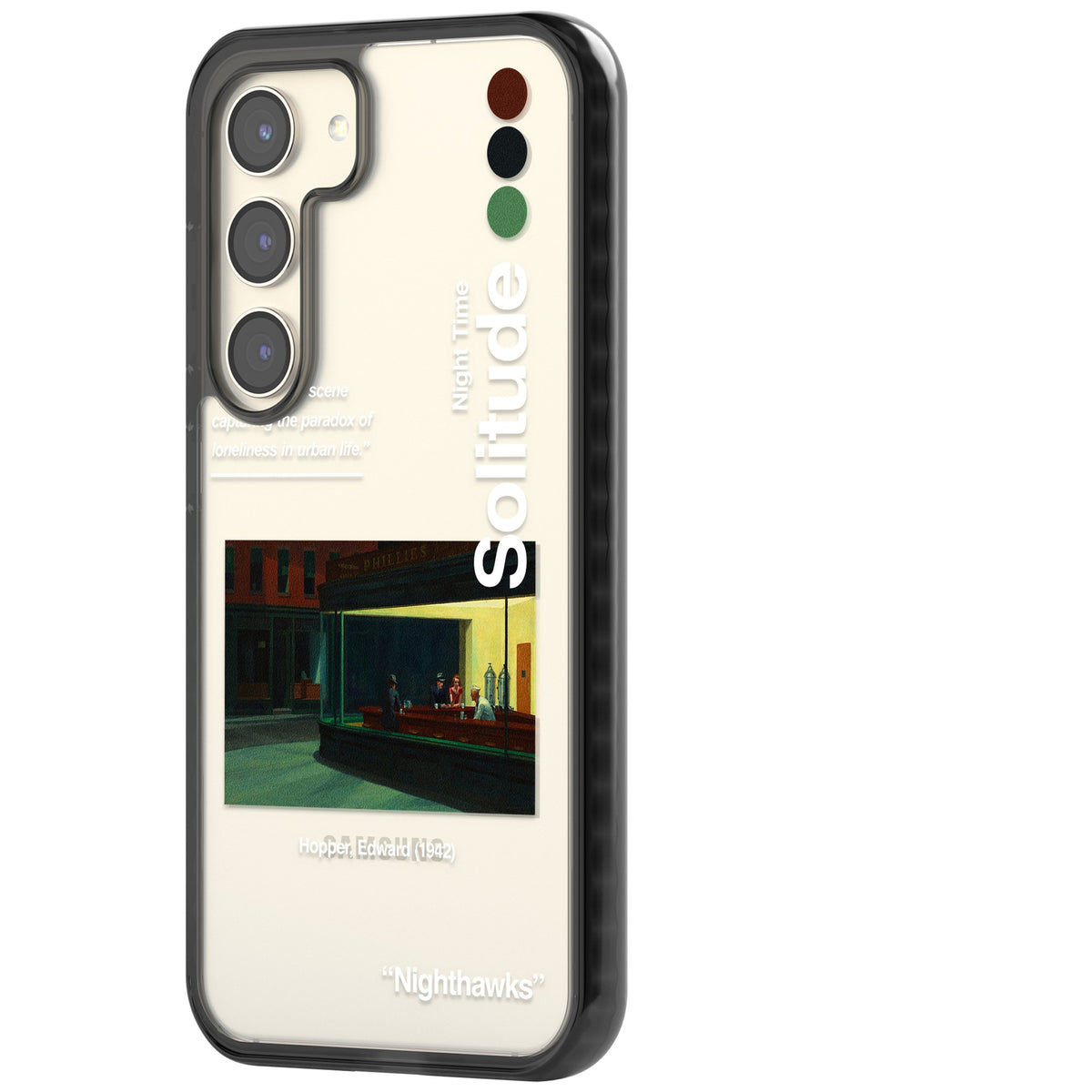 Nighthawks Samsung S22 / Samsung S22 Plus / Samsung S23 / Samsung S23 Plus / Samsung S24 / Samsung S24 Plus Impact Black Phone Case side