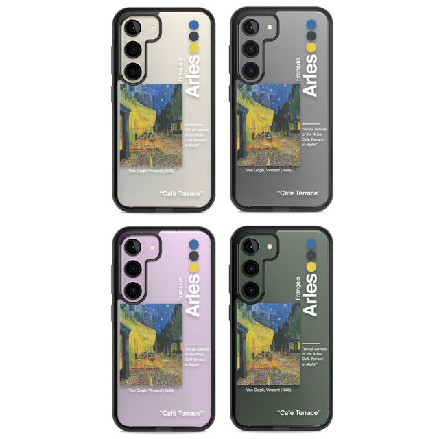 Cafe Terrace at Night Impact Phone Case for Samsung Galaxy S24, Samsung Galaxy S23, Samsung Galaxy S22