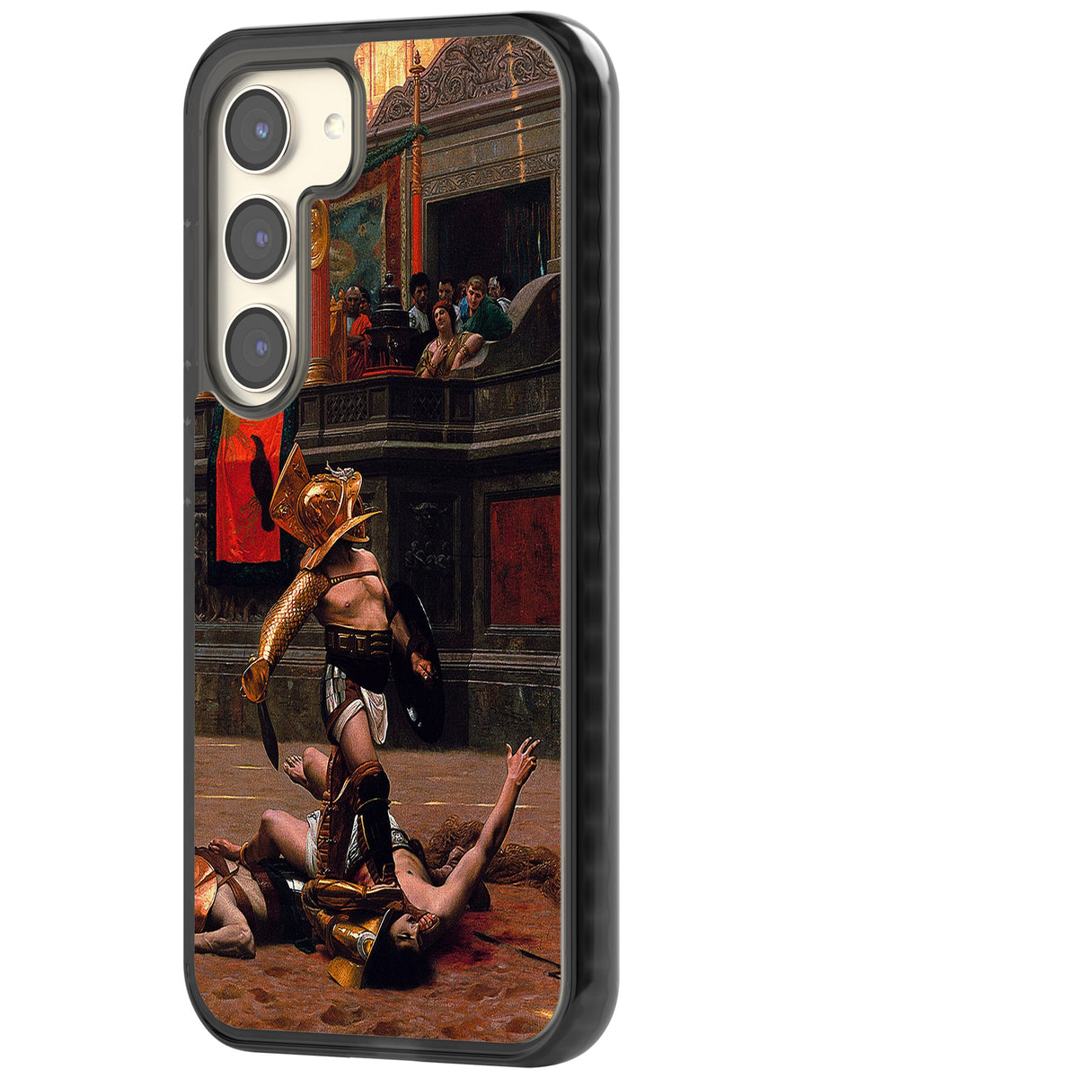 Pollice Verso Samsung S22 / Samsung S22 Plus / Samsung S23 / Samsung S23 Plus / Samsung S24 / Samsung S24 Plus Impact Black Phone Case side