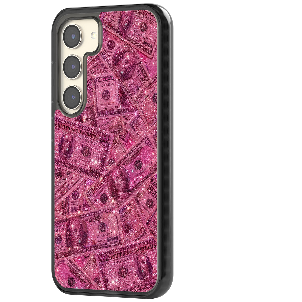 Glamorous Samsung S22 / Samsung S22 Plus / Samsung S23 / Samsung S23 Plus / Samsung S24 / Samsung S24 Plus Impact Black Phone Case side