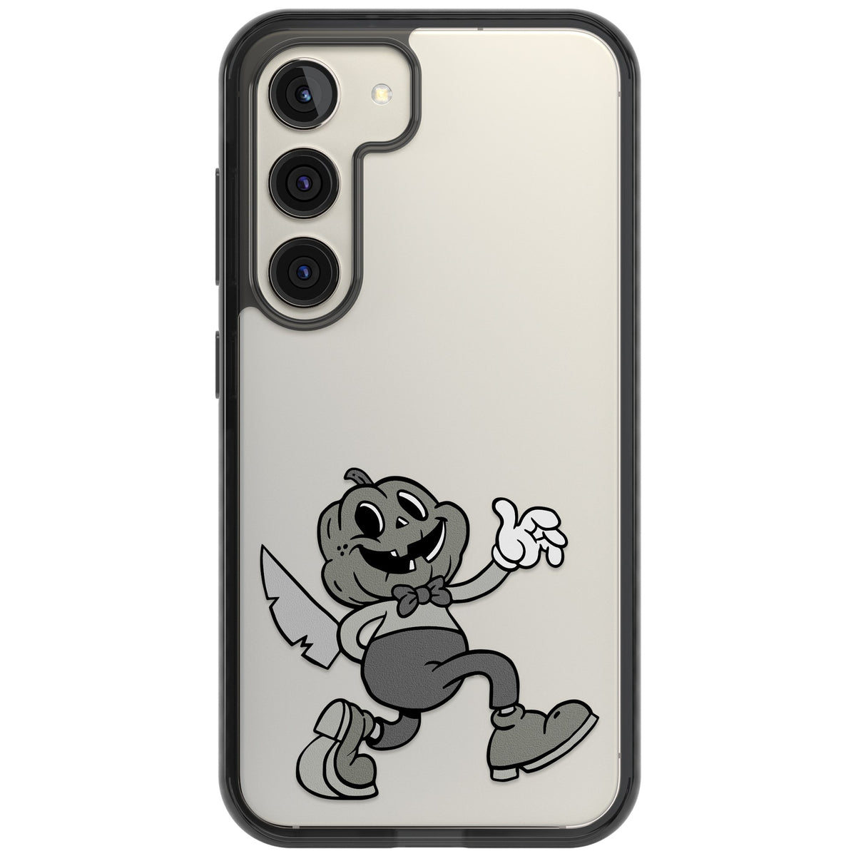 Jack O' Slasher Samsung S22 / Samsung S22 Plus / Samsung S23 / Samsung S23 Plus / Samsung S24 / Samsung S24 Plus Impact Black Phone Case front