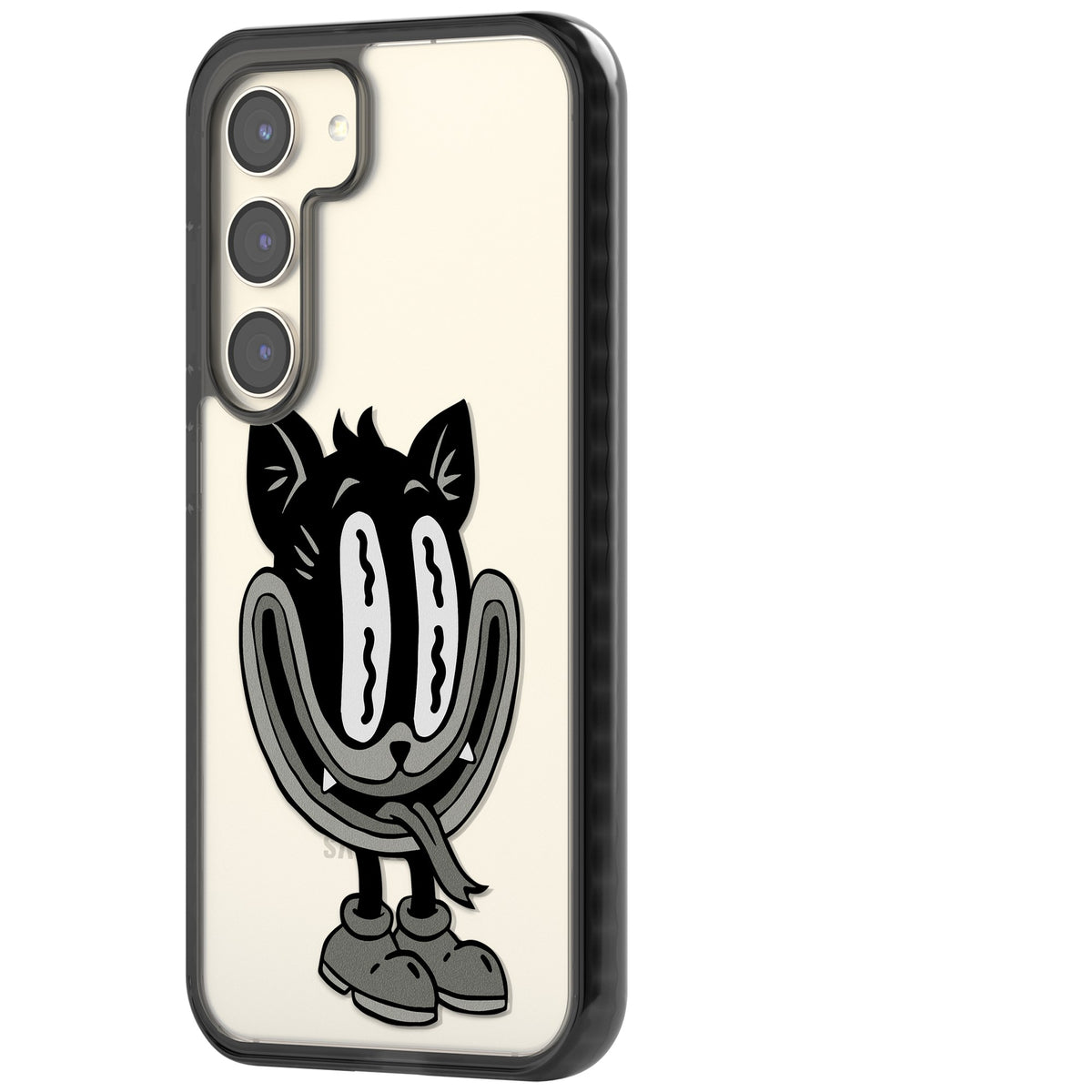 Whisker Noir Samsung S22 / Samsung S22 Plus / Samsung S23 / Samsung S23 Plus / Samsung S24 / Samsung S24 Plus Impact Black Phone Case side