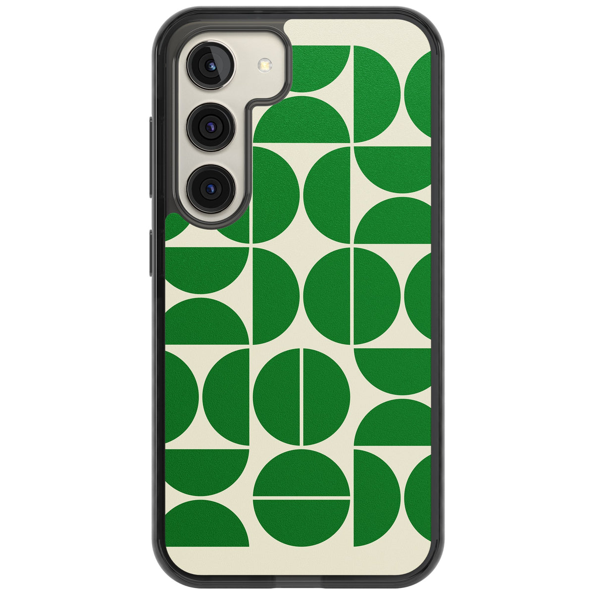 Bauhaus Green Samsung S22 / Samsung S22 Plus / Samsung S23 / Samsung S23 Plus / Samsung S24 / Samsung S24 Plus Impact Black Phone Case front