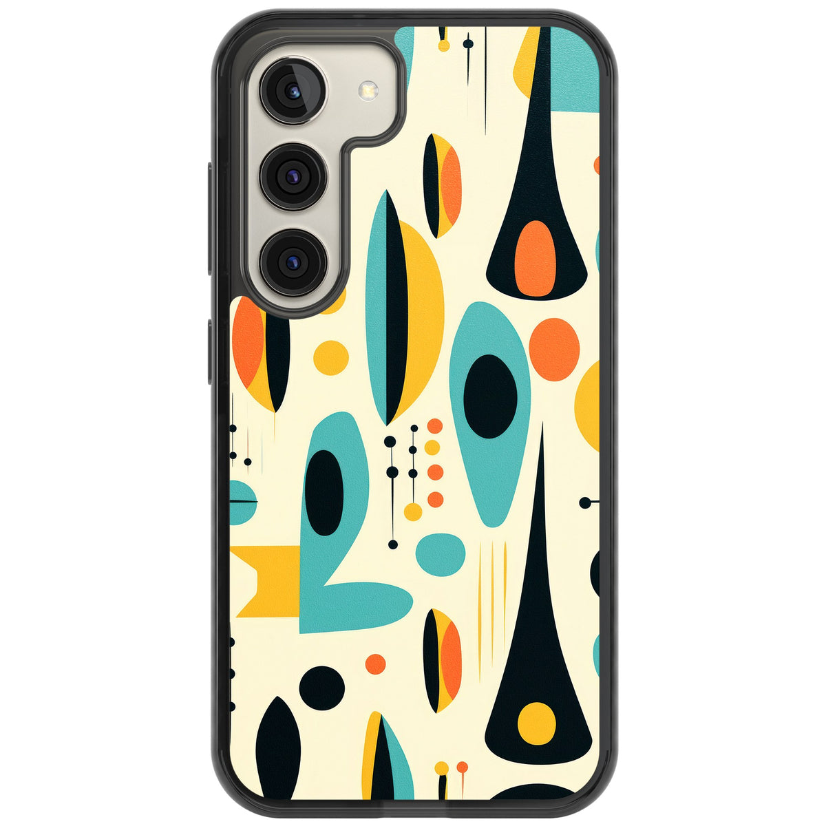 Atomic Lounge Samsung S22 / Samsung S22 Plus / Samsung S23 / Samsung S23 Plus / Samsung S24 / Samsung S24 Plus Impact Black Phone Case front