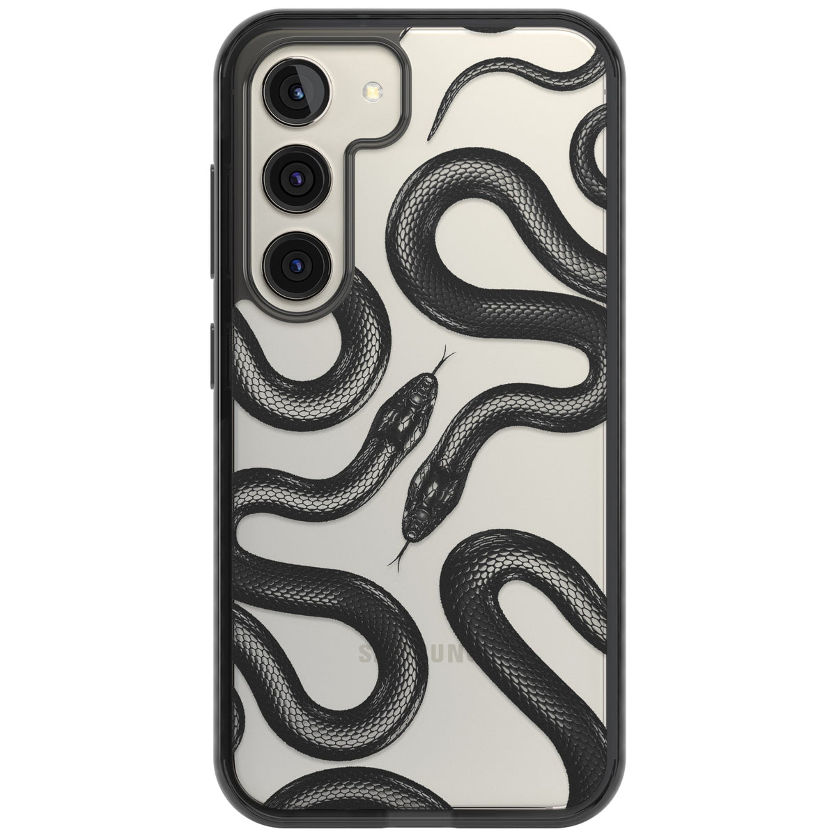Black Kingsnake Samsung S24 Plus Impact Black Phone Case front
